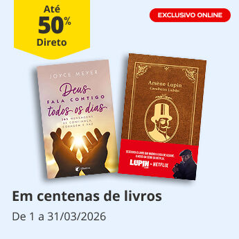 at&eacute; 50% Desconto Direto em centenas de livros at&eacute; 31 de mar&ccedil;o